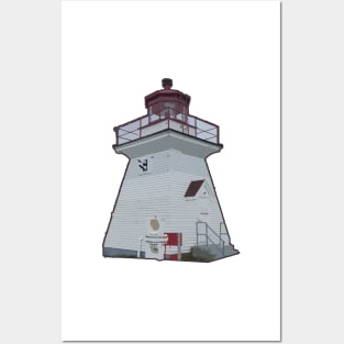 lighthouse bay of fundy New Brunswick Canada Posters and Art